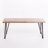 Zion Industrial Wood And Metal Coffee Table(Only Including Coffee Table,Without Chairs)