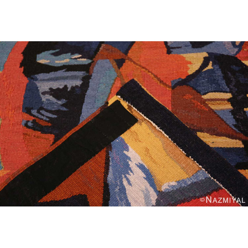 French One-of-a-Kind 3' X 4'10" Area Rug