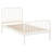 Grove White Wood Twin Open Frame Bed
