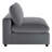 Caylie Armless Slipper Chair - Charcoal
