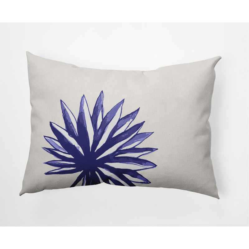 Floral Reversible Throw Pillow