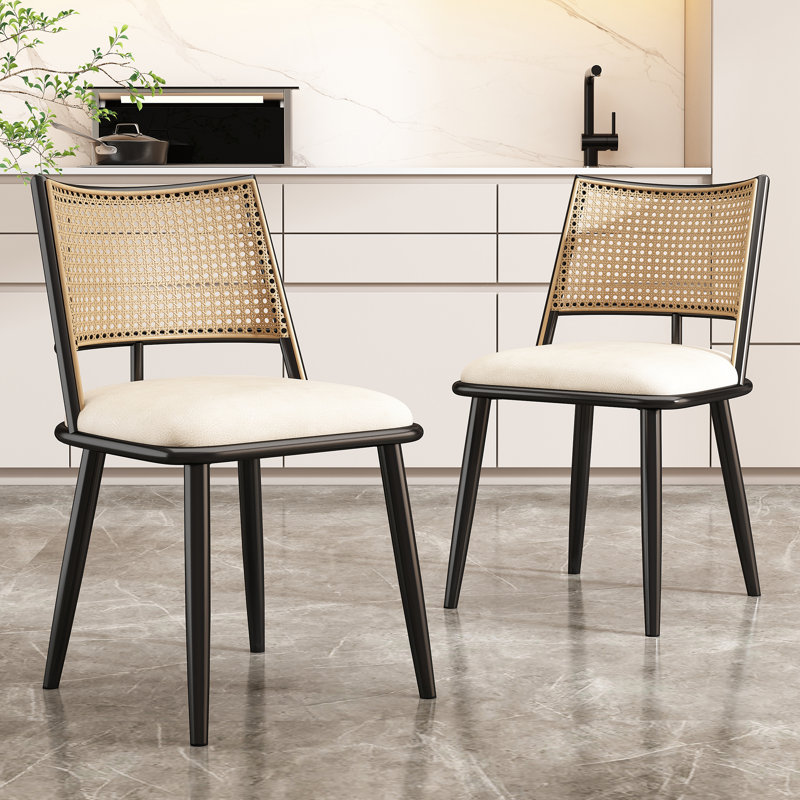 Chaises de salle à manger Thryve, 2, Noir
