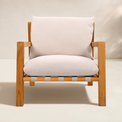 Erlian Sesley Brazilian Teak Patio Chair