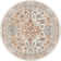Medallion Non Slip Washable Rug(Orange)