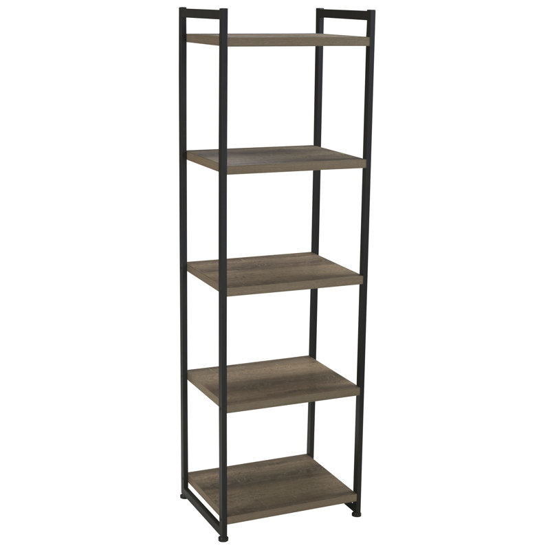 Gateshead Bookcase, Coastal Oak/Black