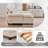 127'' Sectional Couches For Living Room,U Shaped Cloud Couch Sectionals With Console Bluetooth Speaker For Living Room-Beige-894172050