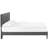 Virginia Platform Bed with Squared Tapered Legs-27773077-27773079