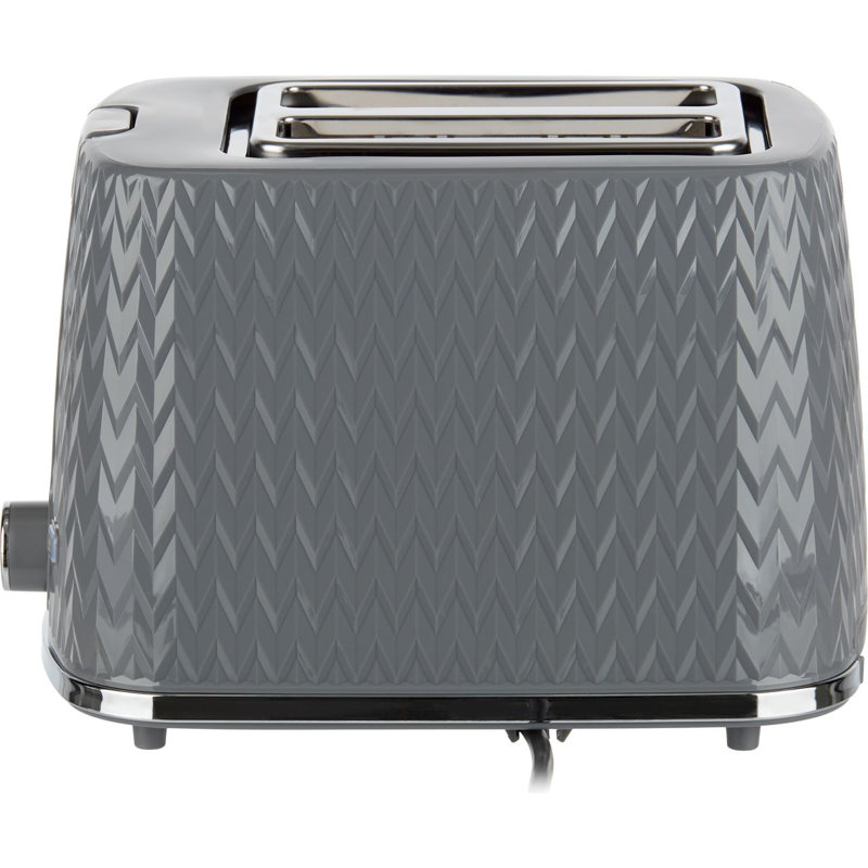 Daewoo Argyle Matching Kettle Toaster And Microwave Set 3000W Boil, 2 Slice, 20L Grey