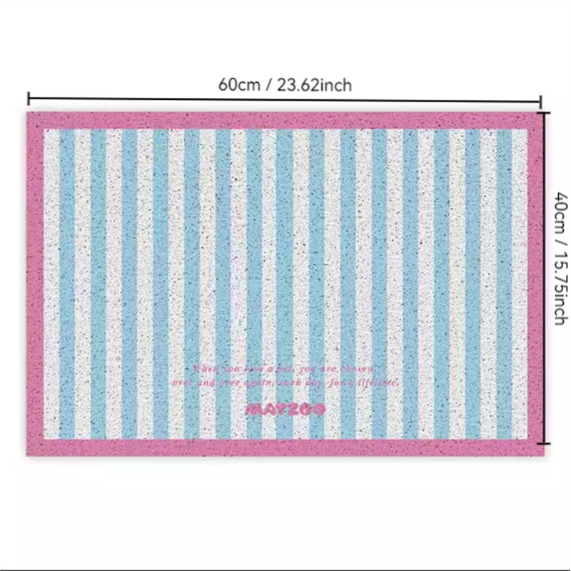 Tapis filtrant pour litière pour chat, H 0,3 po x l 23,62 po x P 15,74 po
