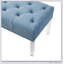 Banc rembourré en velours capitonné Valley-1581156859
