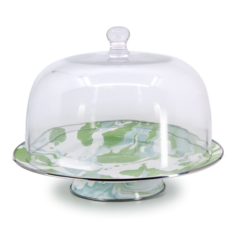 Modern Monet Handmade Enamelware Cake Stand