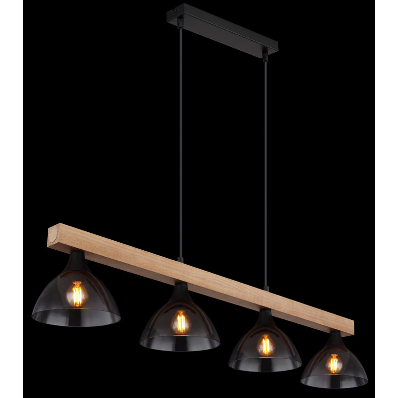 4 - Light Matte Black Pendant