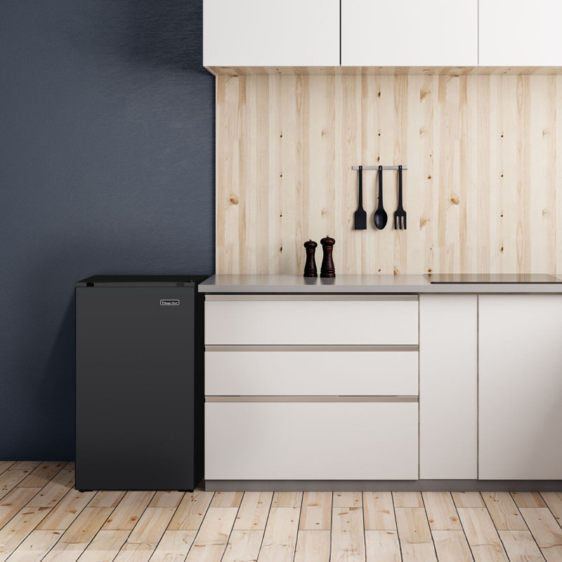 Magic Chef 3.2-cu. ft. Mini Fridge Small Compact All Refrigerator with No Freezer for Bedroom, Apartment, Dorm Room, Office