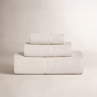 3-Piece Jacquard Cotton Towel Set
