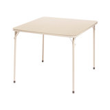 Square Folding Table, Single Piece, Durable Design For Home And Office