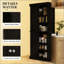 Armoire de cuisine, armoire de cuisine autoportante, armoire de rangement avec portes et tablettes-131006751