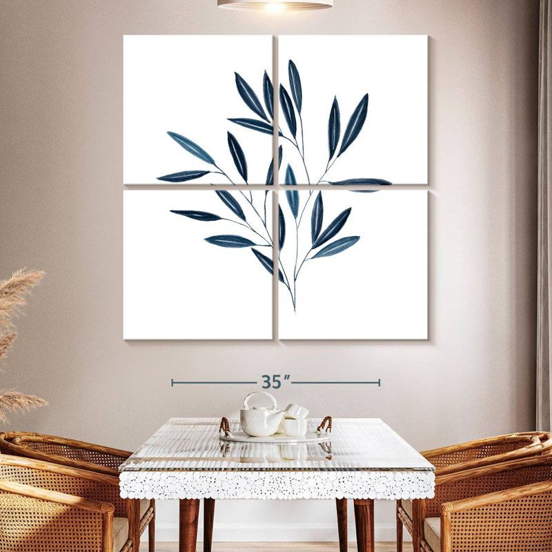 Harnek Navy Leaves II