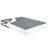 Twin Mattress Foundation In Black Metal & Textured Fabric Cover - 8.5" Tall, 12 Slat Support, Easy To Up, 350Lb Weight Capacity, Bedroom Key Element Assemble, Addition-2089346378