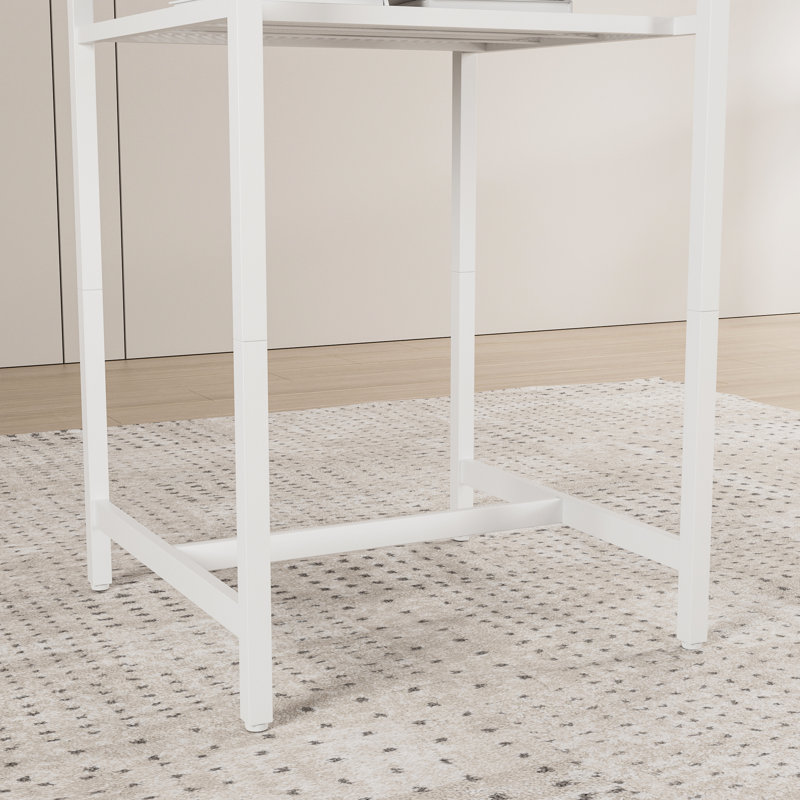 Bar Table, Equipped With 2 Bar Stools , With Backrest And Partition