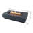 Rectangle Concrete Smokeless Fire Pit Table with Lid-86332010