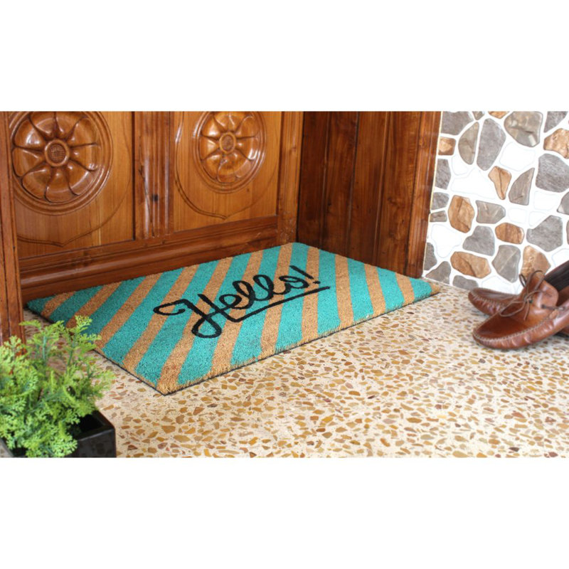 Paillasson antidérapant pour porte d'extérieur 30 po x 18 po Sinnott