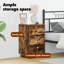 Bedside Cabinet 39 X 34.5 X 65 Cm Engineered Wood-107256065