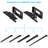 Wall Mount Kit For Led Linear Lights, Spcc Steel Bracket For Single Fixture Installation