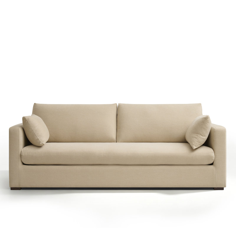 Canapé rembourré Haven, Beige, Non-Removable Cover