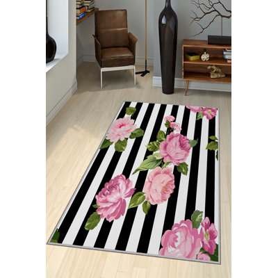 Premium Hall Carpet, 3D Digital Printed, 39.4 x 59.1 Inches | 100% Polyester, Antibacterial, Non-Slip Underside | Pile Height: 0.04 Inches, Machine Washable, Ideal for Living Room & Entryway Decor