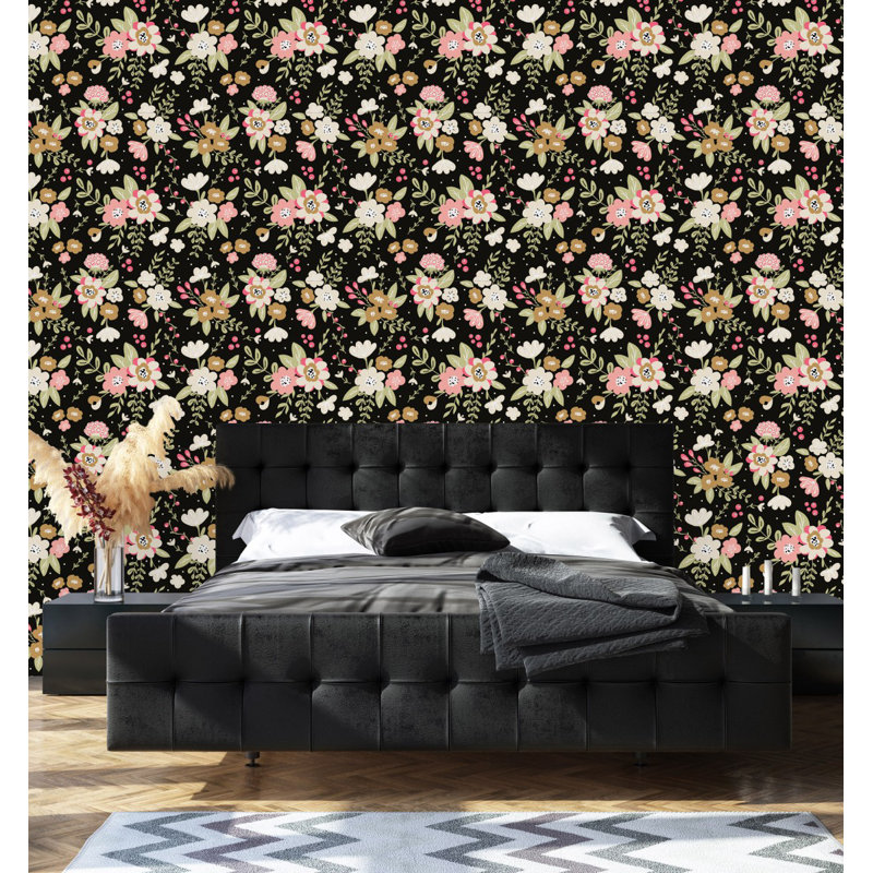 Floral Tile, 2.08' W x 10.42' L