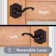 Entry Door Handle Reversible Lever With Keyed Lock Featuring Smartkey Re-Key Technology, In Venetian Bronze