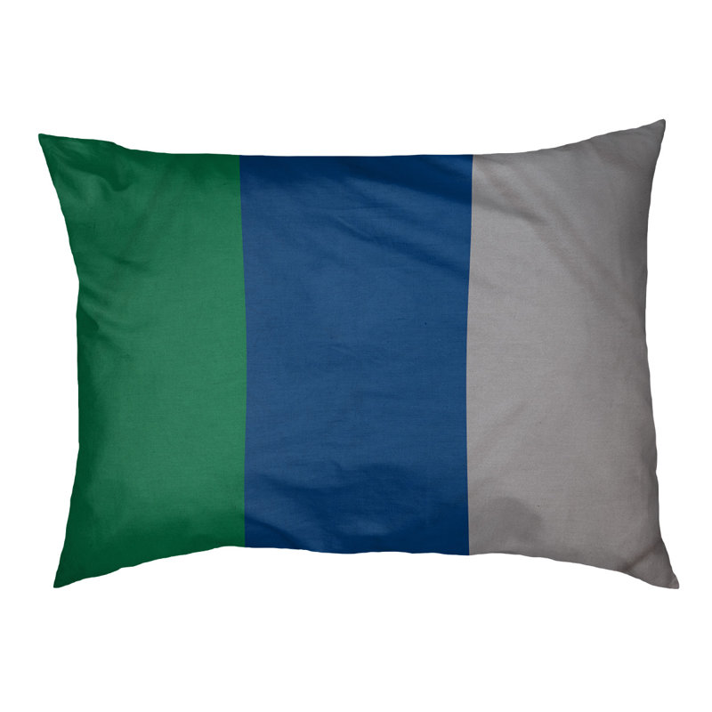 Coussin pour chien hockey Las Vegas, Petit (l 28 po x P 18 po x H 9,5 po), Vert / bleu / gris froid
