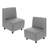 Kid Comfort Collective Modular Chairs, 2-Pack - Gray-124164578