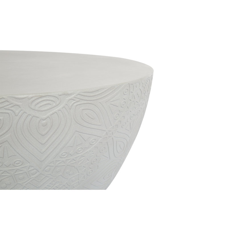 Bazaar Bali Concrete Propane/Natural Gas Fire Pit Table