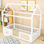 Leoti Twin Wooden House Bed-1466524806