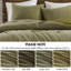 3 pièces d'édredon et de taie décorative gaufrée pour lit double / grand lit, 100% coton doux, rembourrage toutes saisons, charme rétro, chaleur uniforme, approuvé, évitez les soins de blanchiment avec un design unique, côtés en coton, nuage, facile-118920203