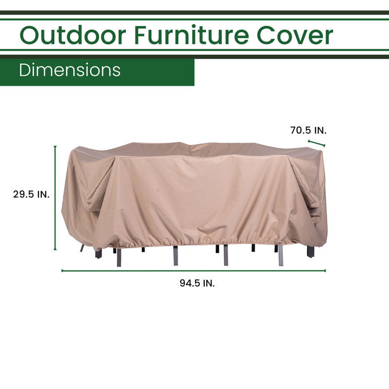 Darrach Outdoor Patio Dining Set Cover