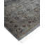 Tapis gris noué à la main de conception unique Chimel