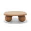 Table basse ovale en bois de frêne-110494539-110494536