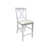 White Fabric/Antique White Frame selected