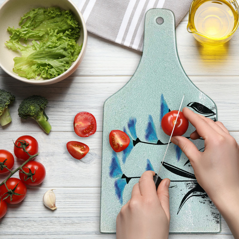 Planche à découper en verre trempé Ambesonne