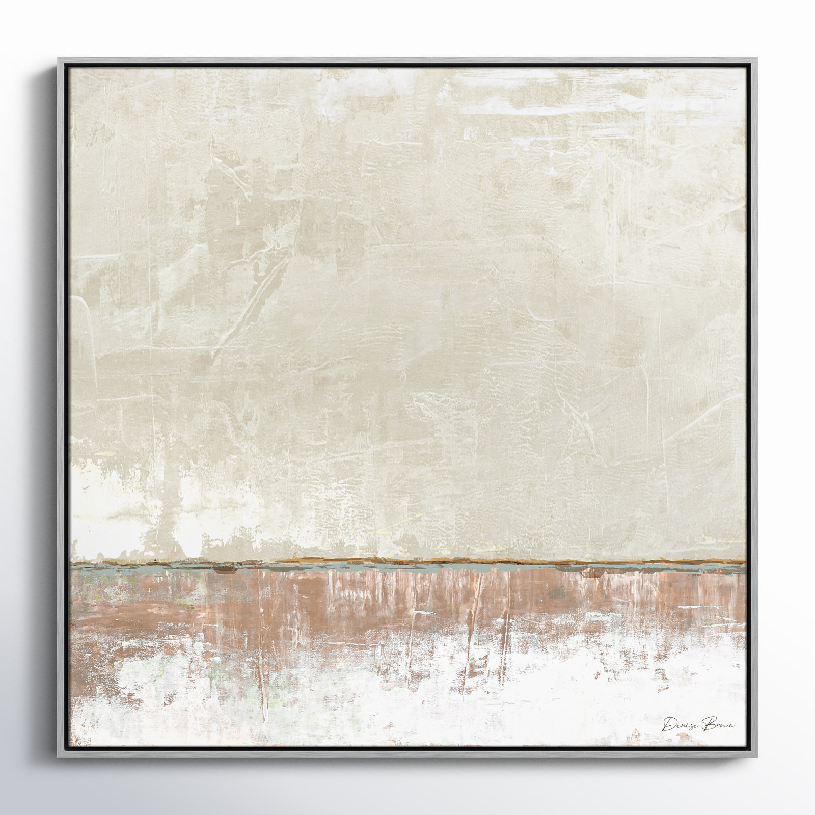 Delevan "Better Days II" Print, 37.5" H x 37.5" W, Silver
