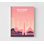 Affiche de voyage de Rome, très grande affiche italienne, idée de voyage rose moderne de Rome, décoration murale italien amoureux rose, petite impression de voyage