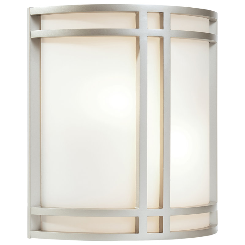 Rybicki Flush Mounted Sconce, Satin