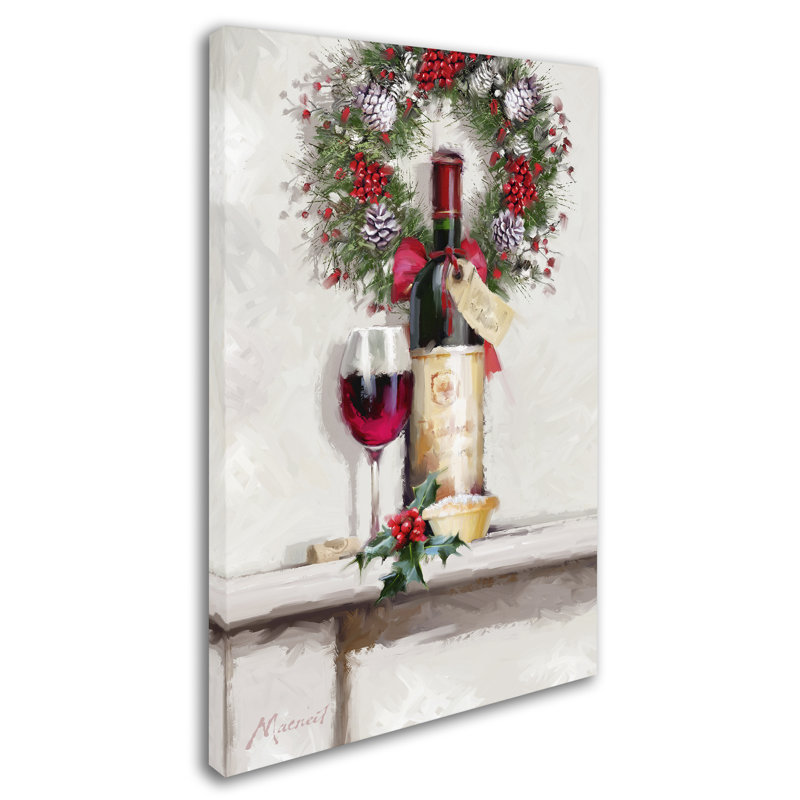 Armand 'Red Wine' Print on Canvas, 24" H x 16" W x 2" D