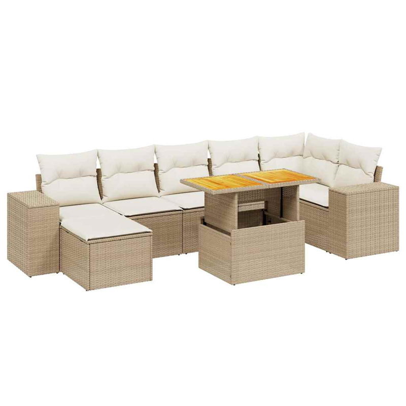 Ensemble de canapé de jardin Vidaxl