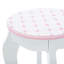 Teamson Kids Dreamland Castle 2 pièces Table de coiffeuse et tabouret avec miroir et accessoires pour poupée-107375229