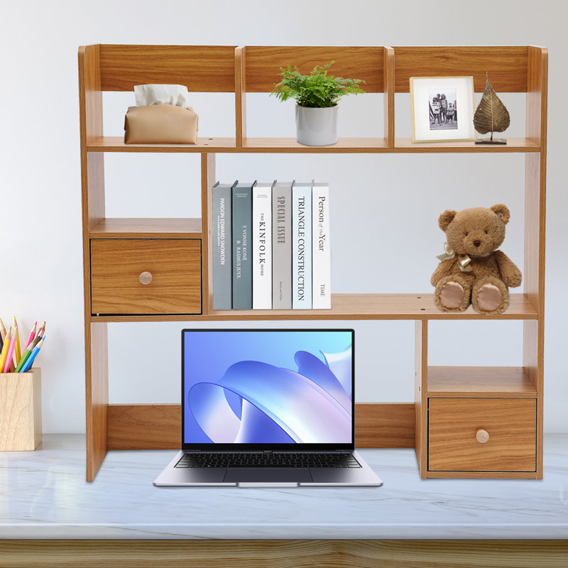 32.7x31.5" Desktop Organizer, Pine