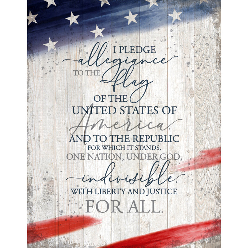 Décoration murale Pledge Allegiance