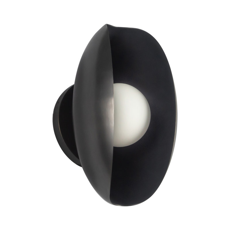 Cortez 5-in White dimmable LED Bathroom Vanity Light, Oil Rubbed Bronze